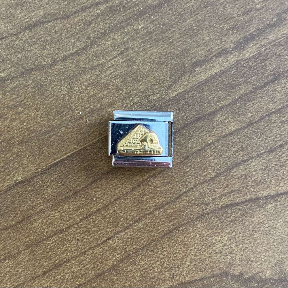 🛍️ Egyptian pyramids and sphinx Italian charm - Bundle 3 charms for $15